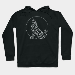 Geo Wolf Hoodie